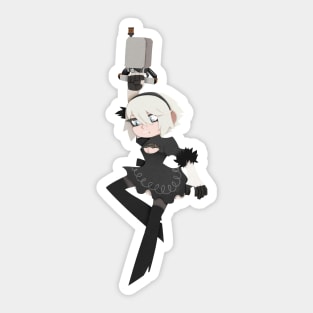 2B with Pod Sticker